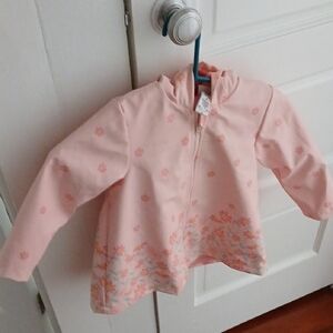 Little Me Pink Hooded Jacket Size 3T  Used In Good Condition